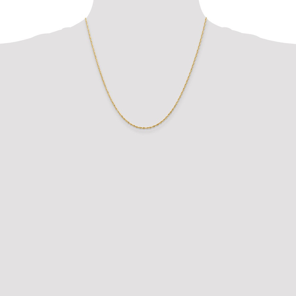 10k 1.5mm Extra-Light D/C Rope Chain