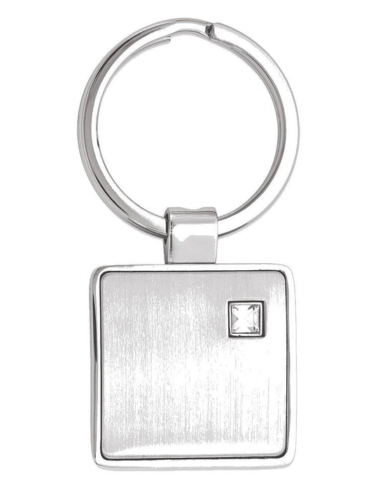 Silver-tone Key Ring - Engravable Personalized Gift Item