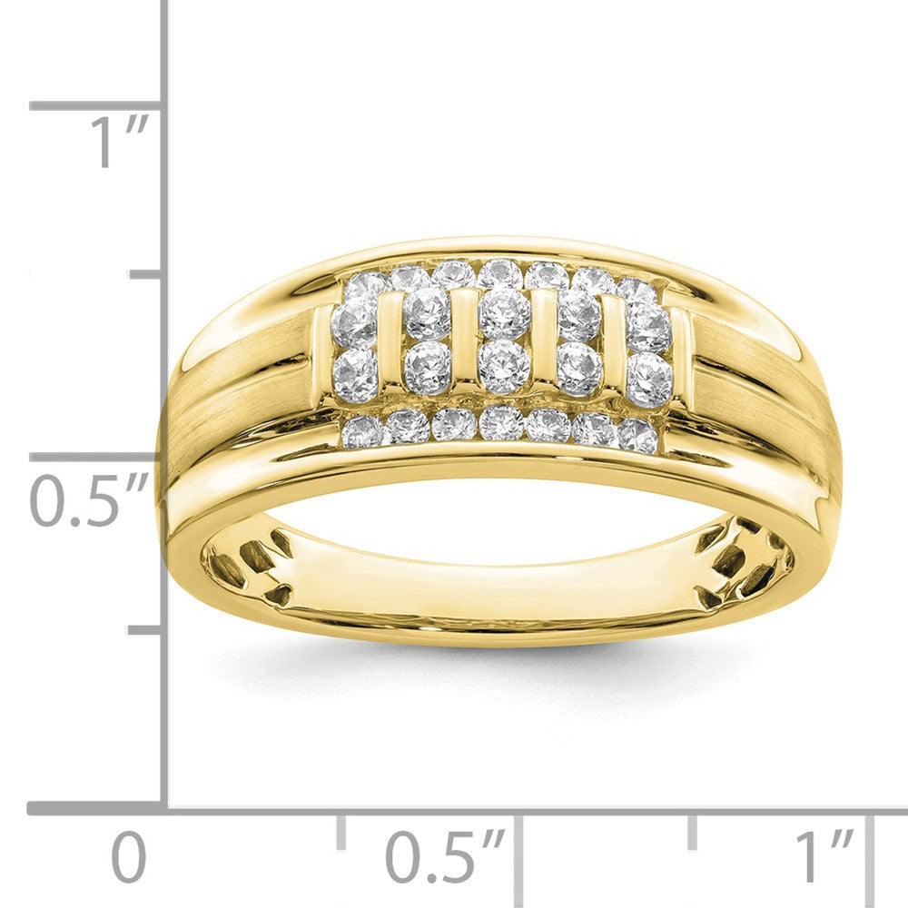 IBGoodman 10k 1/2 carat Lab Grown Diamond VS/SI+ G+ Complete Men's Ring