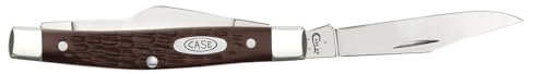 Case XX Jigged Brown Synthetic Stockman Stainless Pocket Knife 00106