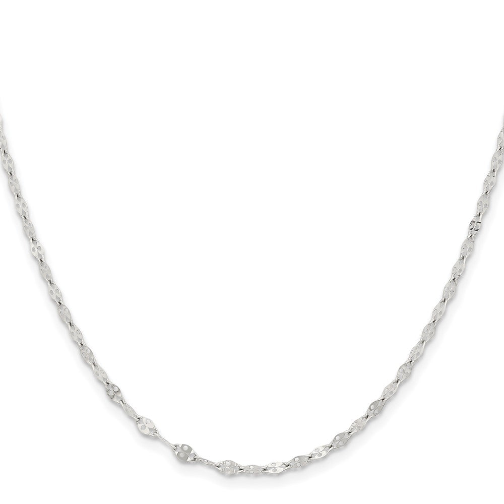 Stainless Steel Polished 2.9mm 16in Fancy Link Chain