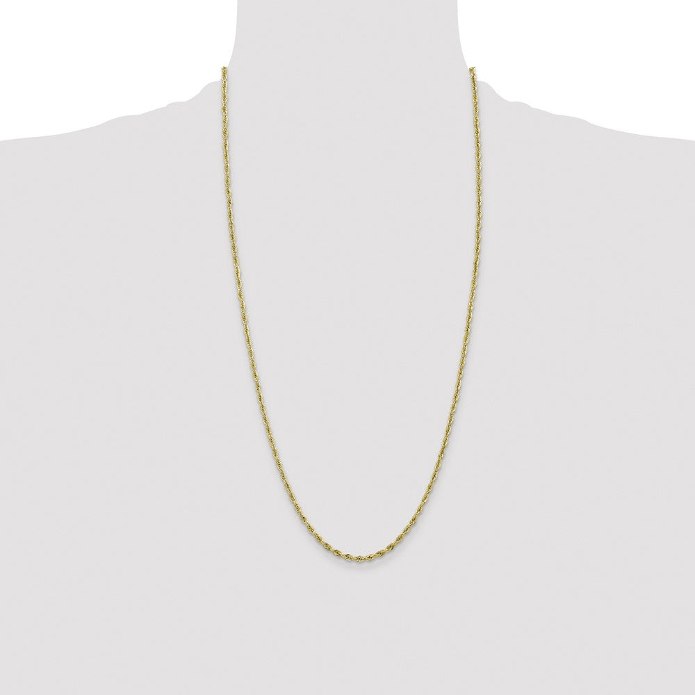 10k 2.8mm Semi-Solid Rope Chain