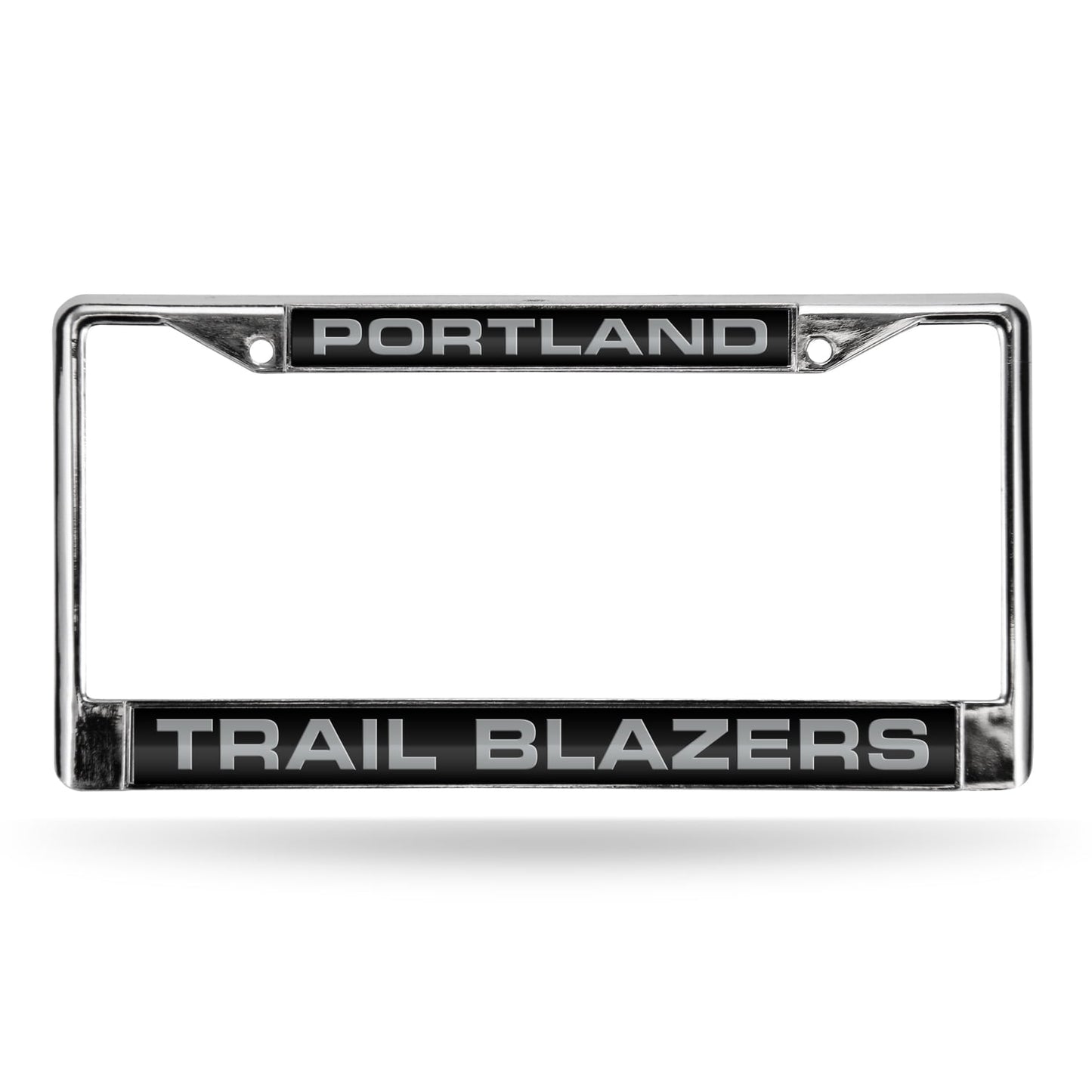 Portland Trail Blazers NBA Chrome Laser Cut License Plate Frame