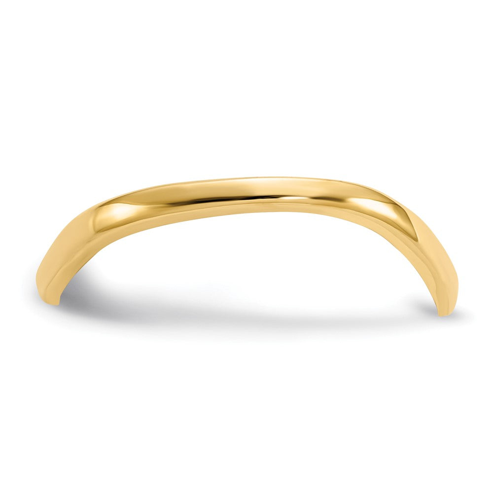 14K Wave Fashion Thumb Ring Size 9