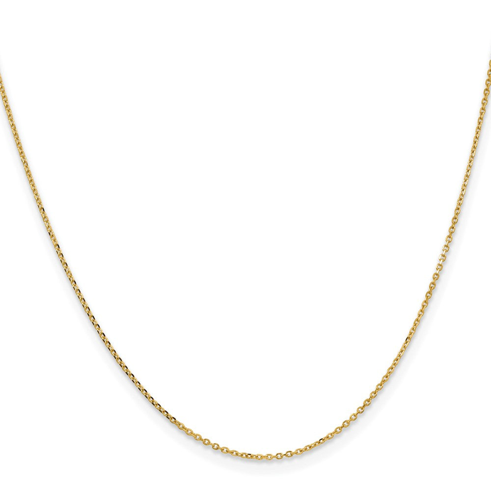 14K 1.05mm D/C Cable Chain