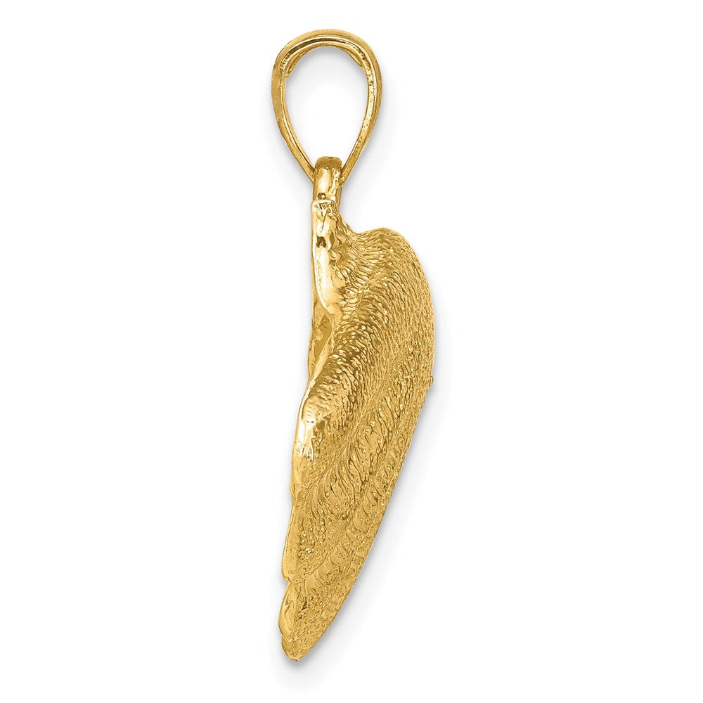 14K Clam Shell Charm