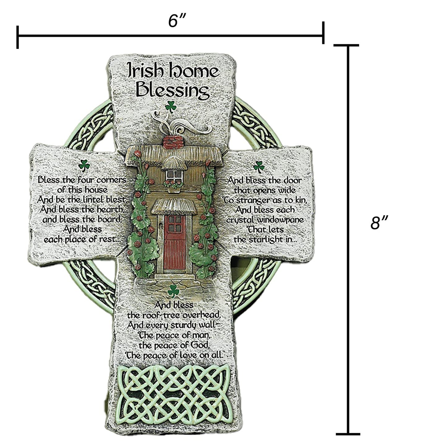 Abbey Gift Irish Home Blessing Cross