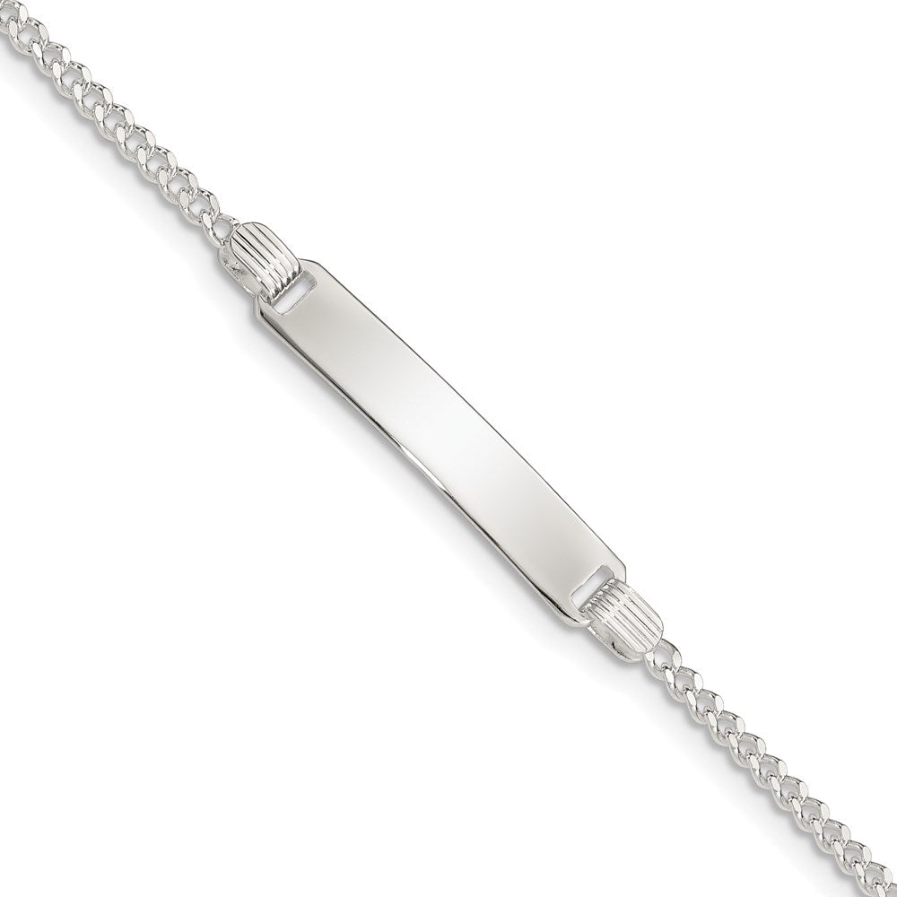 Sterling Silver Children's ID Bracelet 6 inches