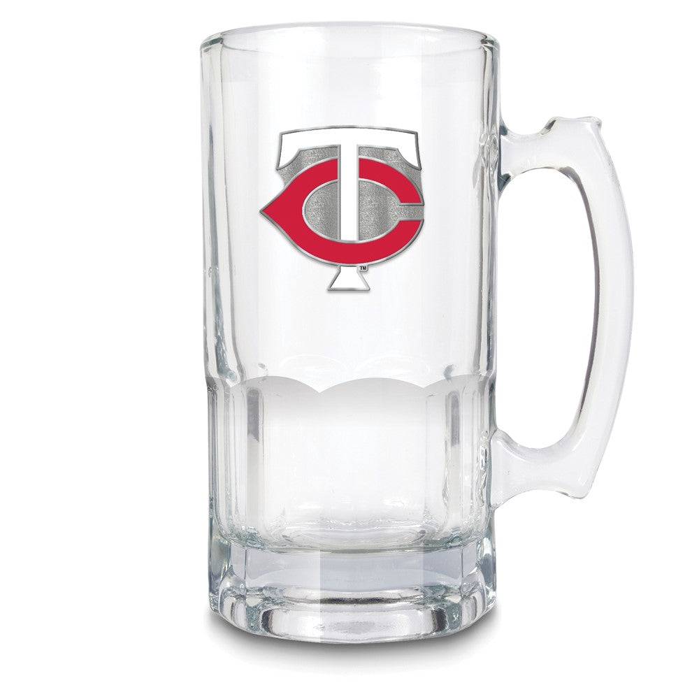 MLB Minnesota Twins Glass 32 ounce Macho Mug