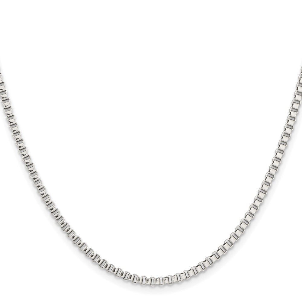 Stainless Steel Polished 2.4mm 18in Box Chain