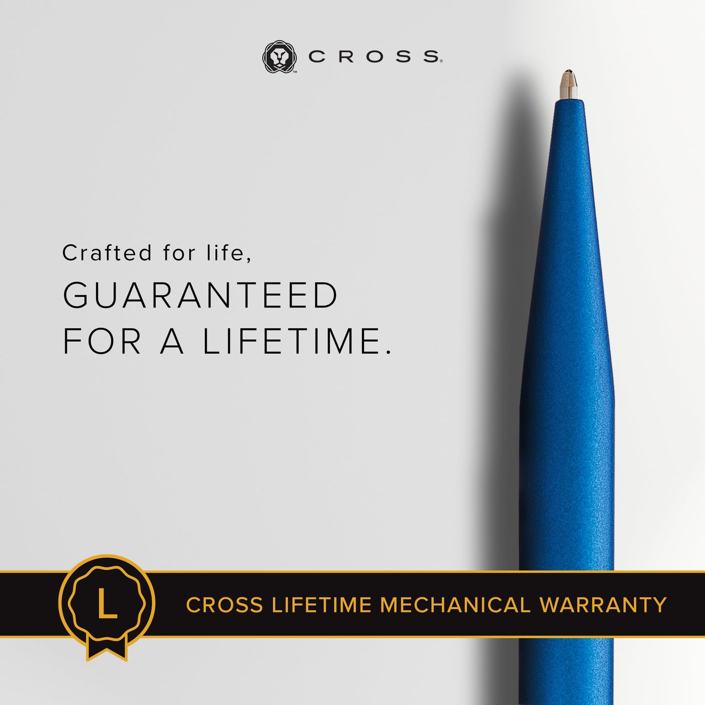 Cross Tech2 Refillable Ballpoint Pen, Medium Ballpen With Stylus, Includes Premium Gift Box - Metallic Blue