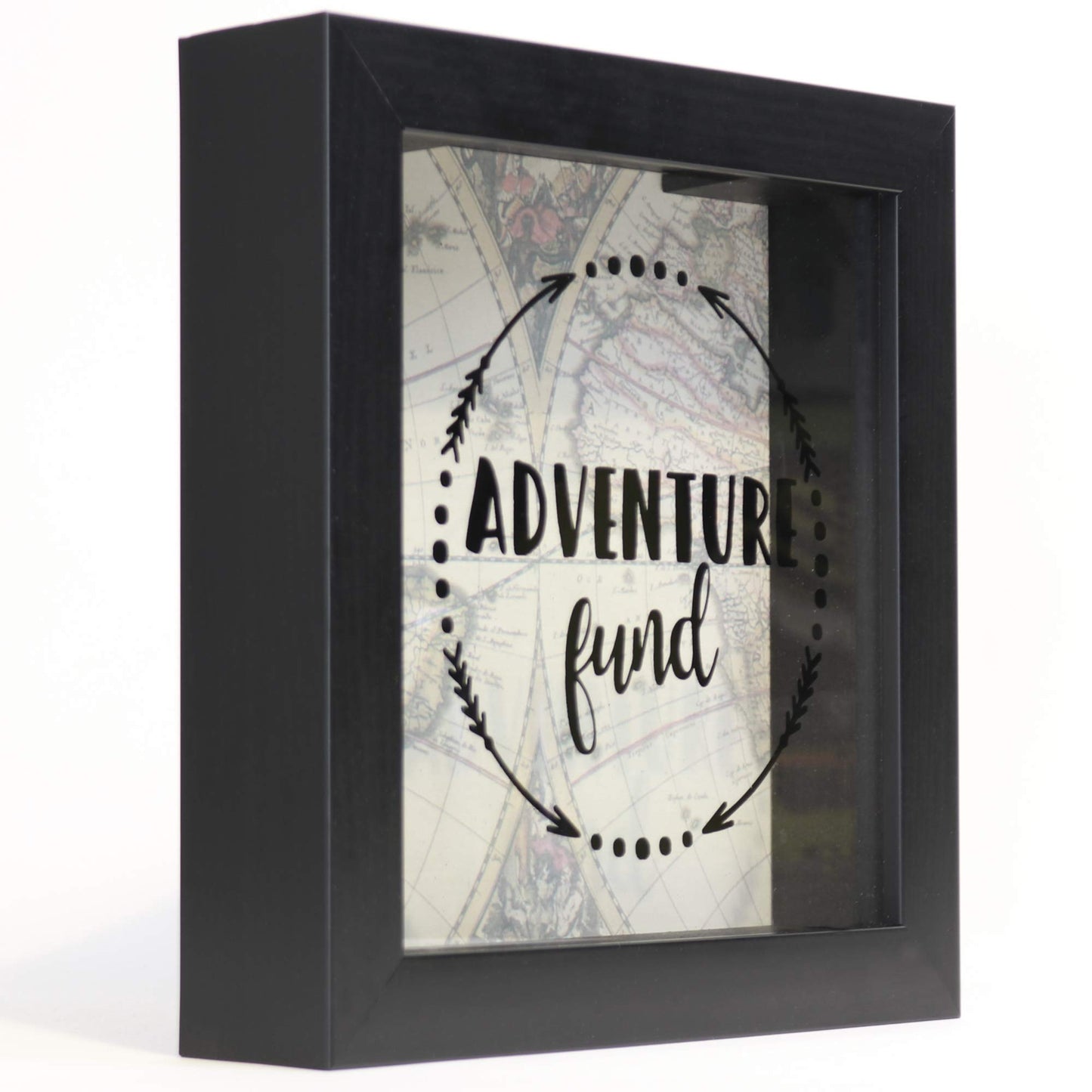 Lawrence Frames 9.42 in x 9.42 in Polystyrene Shadow Box, Black