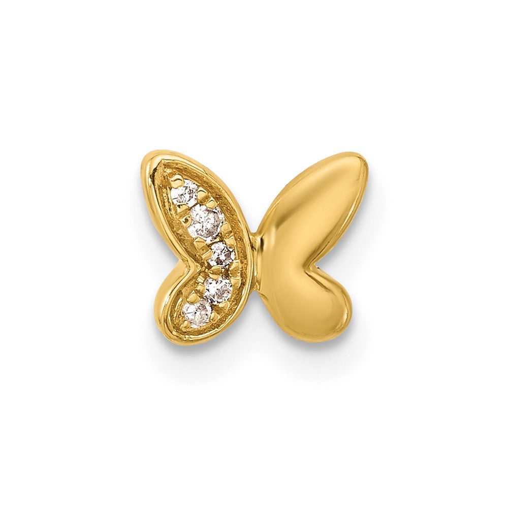 Stella & Dot 10ky Diamond Butterfly Charm Element