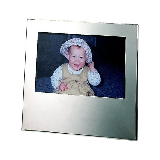 Creative Gifts Silhouette Photo Frame in Nickel