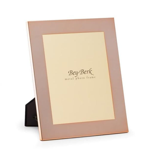 Bey-Berk International MF122-12 8 x 10 in. Gun Metal Plated Picture Frame