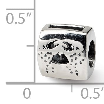 Sterling Silver Reflections Cancer Zodiac Antiqued Bead