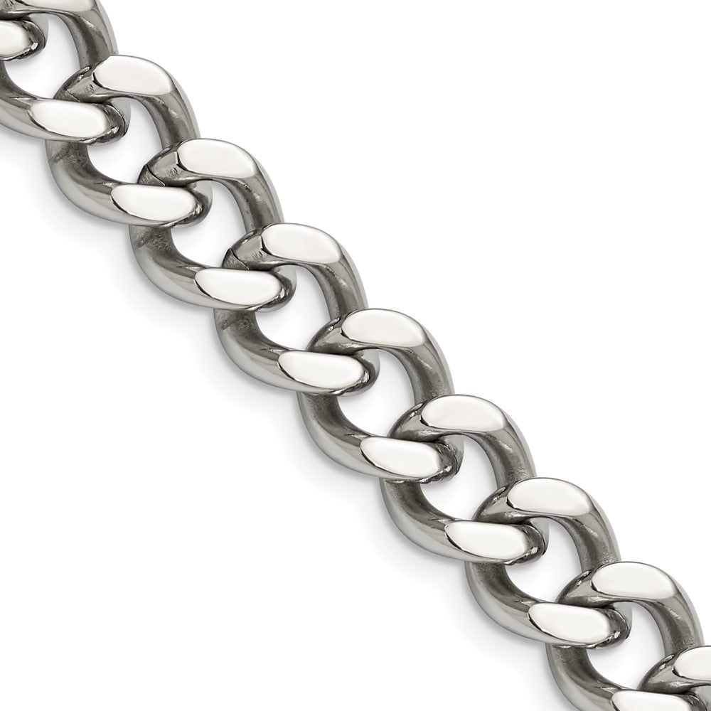 Stainless Steel 11.50mm 24in Curb Chain