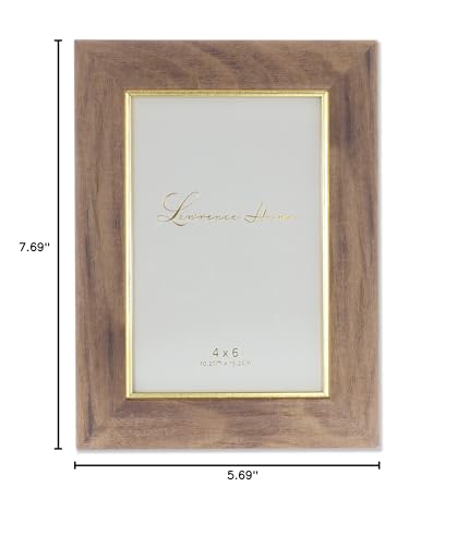 CHESTER Walnut Gold 4x6 frame - 4x6
