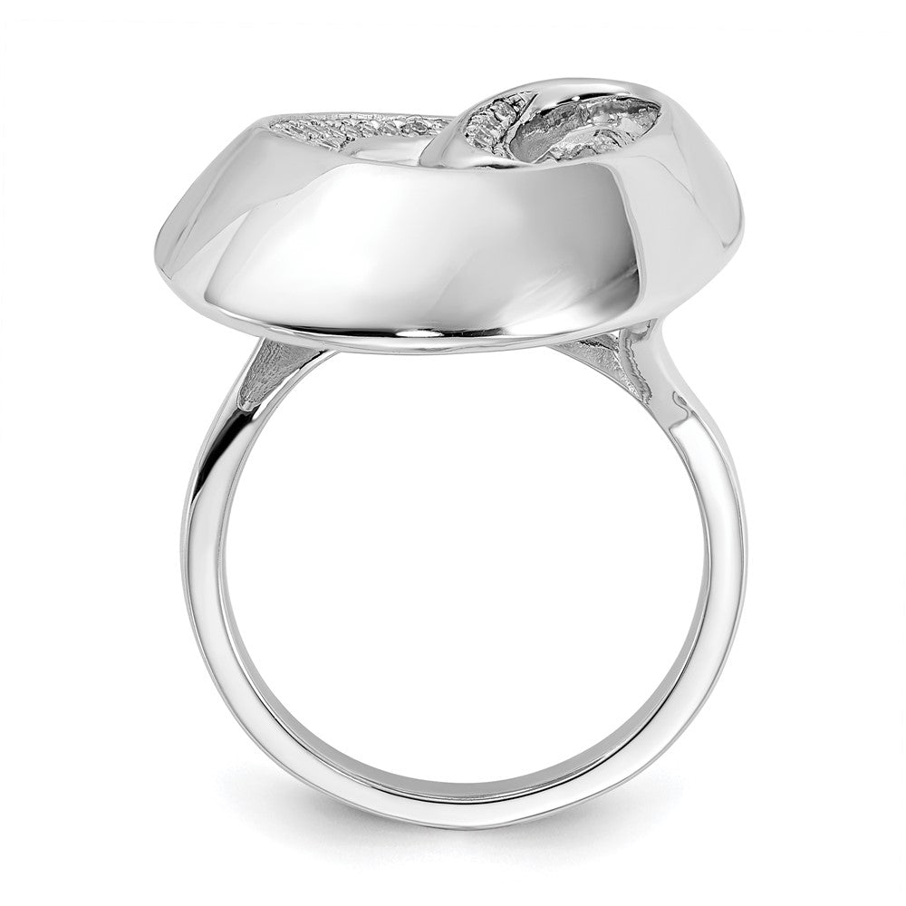 Sterling Silver & CZ Brilliant Embers Ring