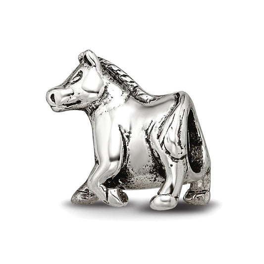 Sterling Silver Reflections Horse Bead