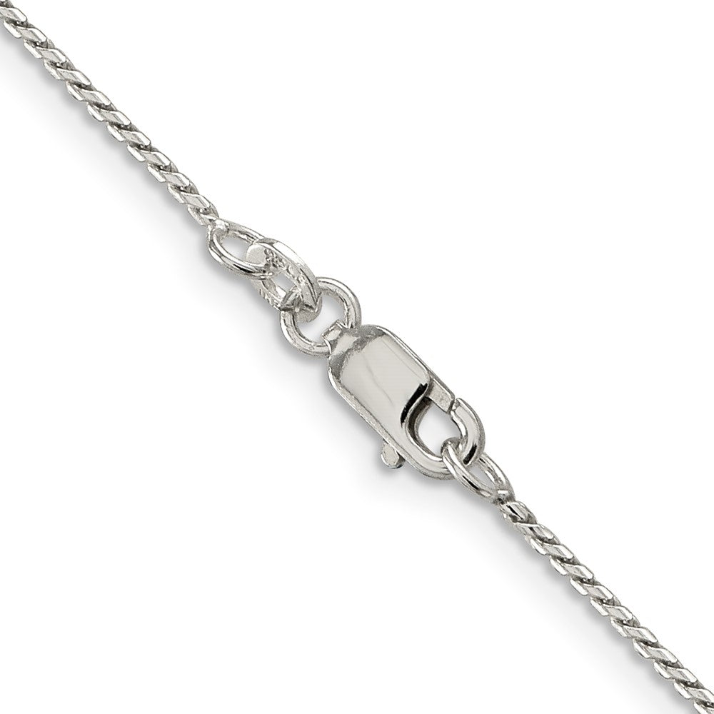 Sterling Silver 1mm Round Franco Chain 16 Inches