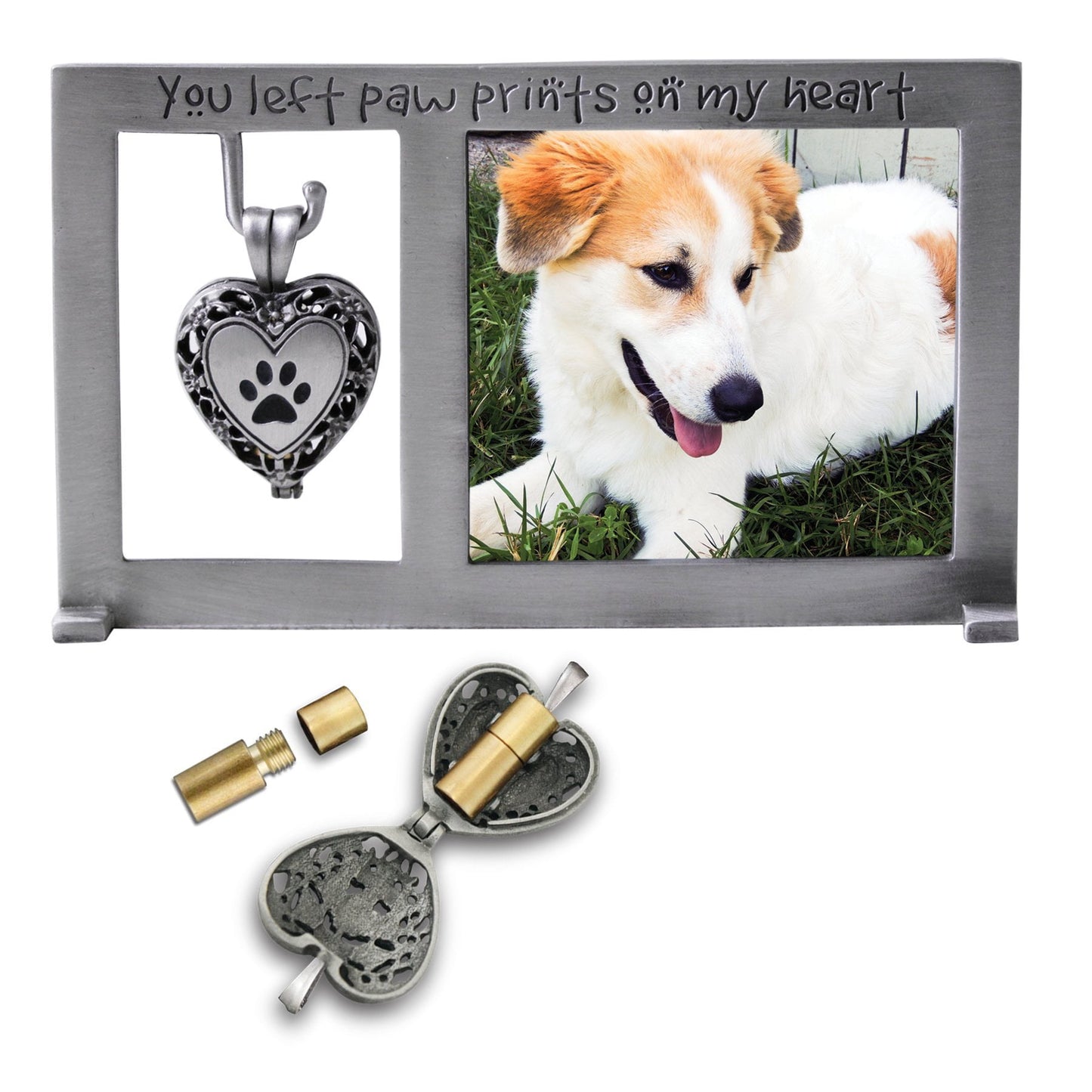 Cathedral Art PF404 Pet Memorial Frame with Vial for Ashes, 5-1/4 by 3-Inch