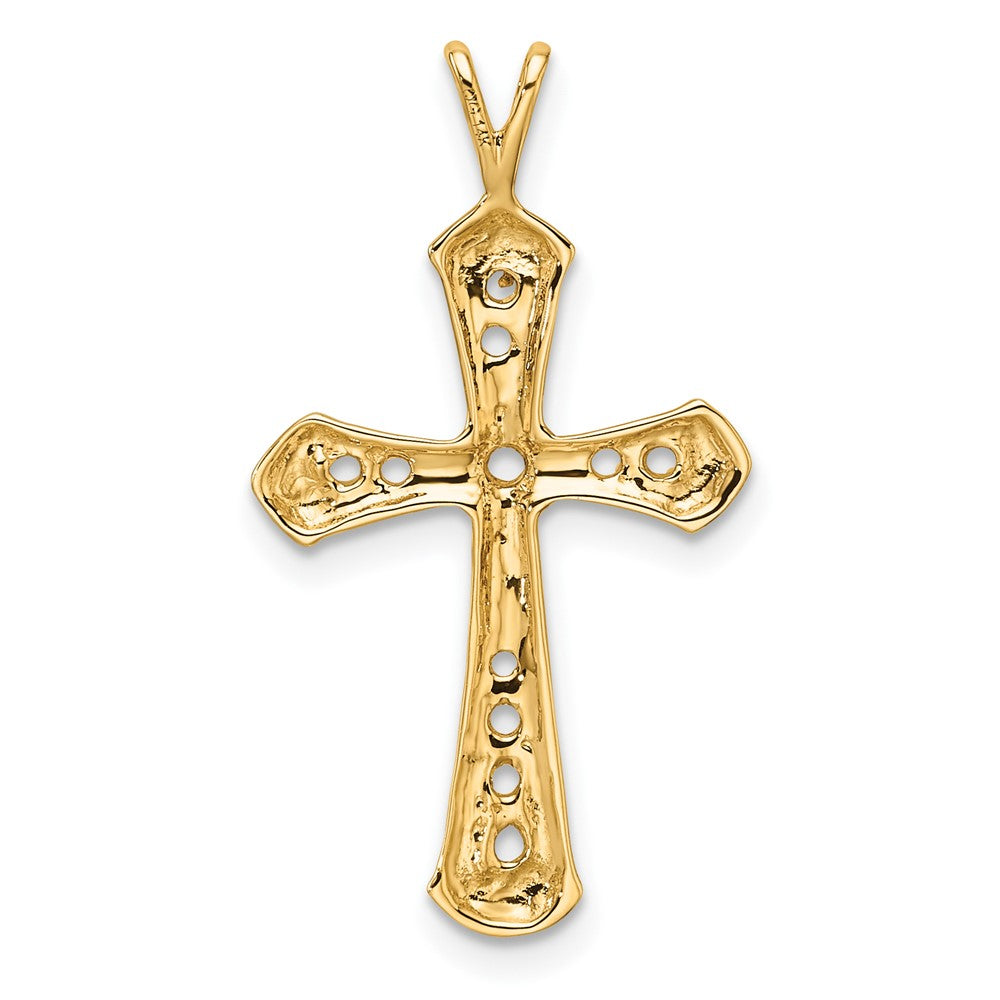14k Passion Cross Pendant Mounting