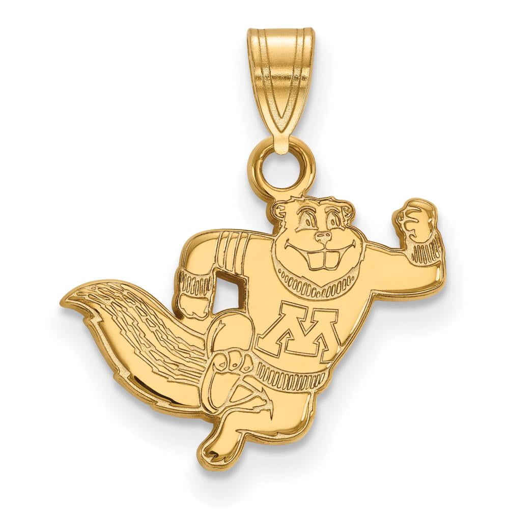 14k Gold Plated Silver U. of Minnesota Small Pendant