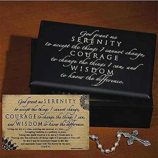 Abbey Press 6" x 4.25" x 2" Serenity Box and Card (45605)