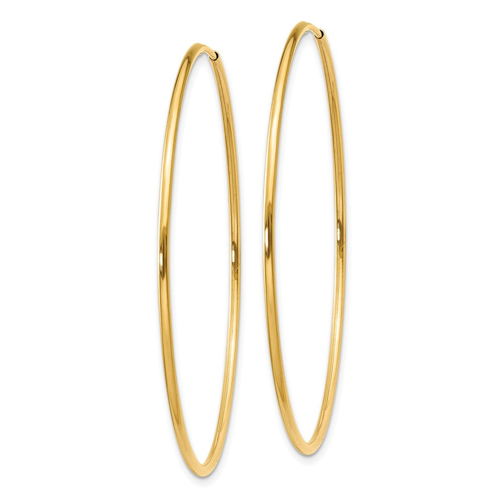 14k 1.00mm Endless Hoop Earring