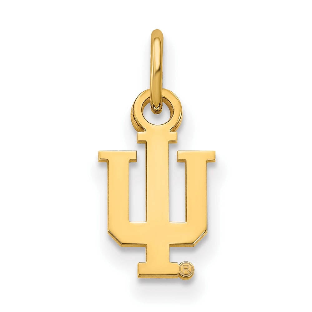 10k Gold LogoArt Indiana University I-U Extra Small Pendant Q1Y001IU