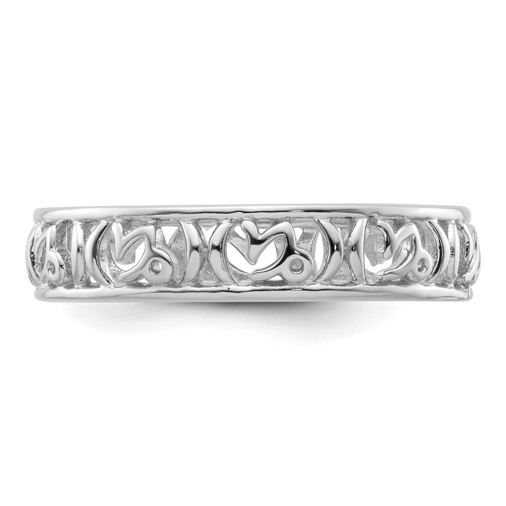 Sterling Silver Stackable Expressions Capricorn Zodiac Ring Size -8