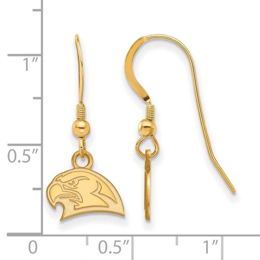 Logoart Sterling Silver Gp Miami University Extra Small Dangle Earrings
