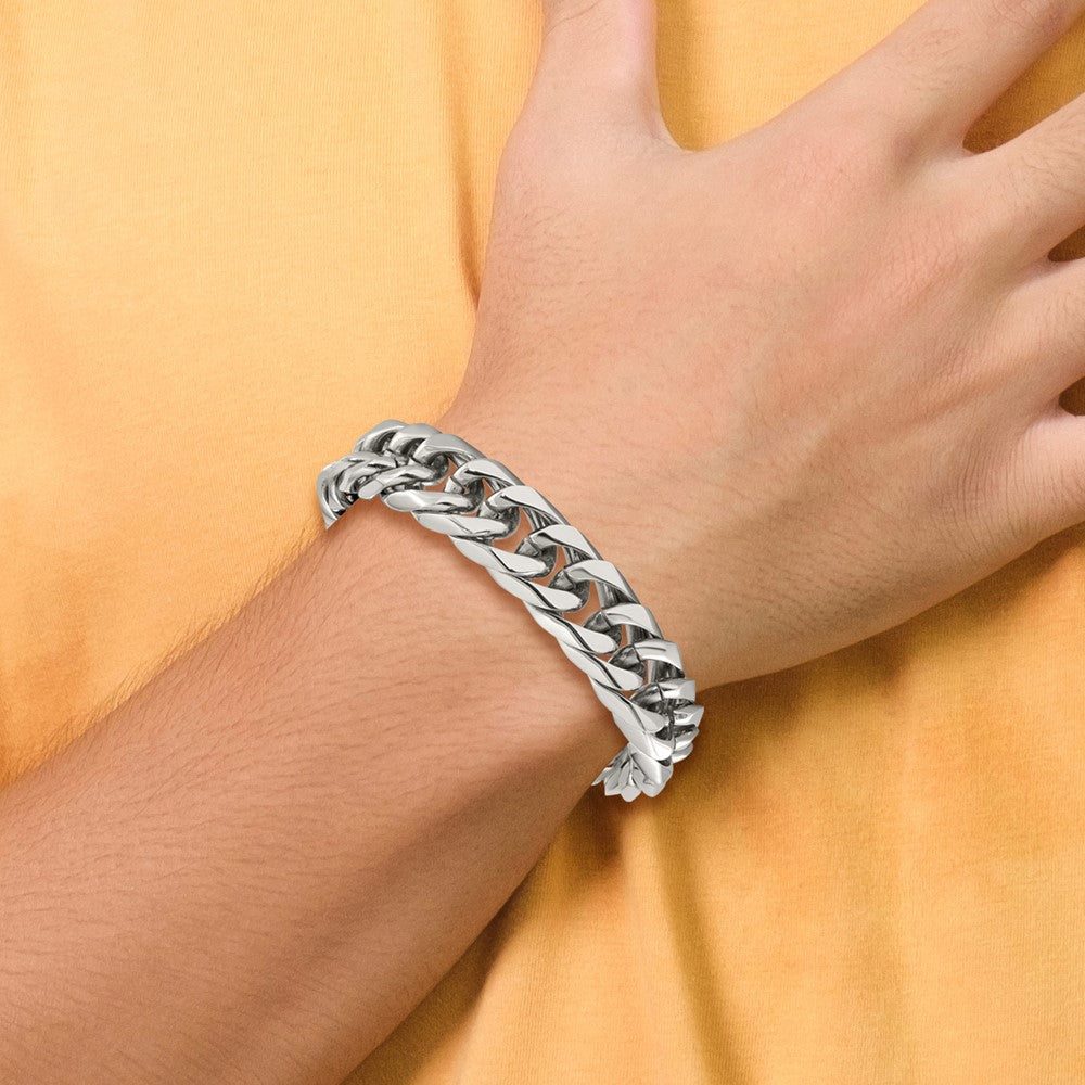 Stainless Steel Polished 8.25in Bracelet 8.25 inches