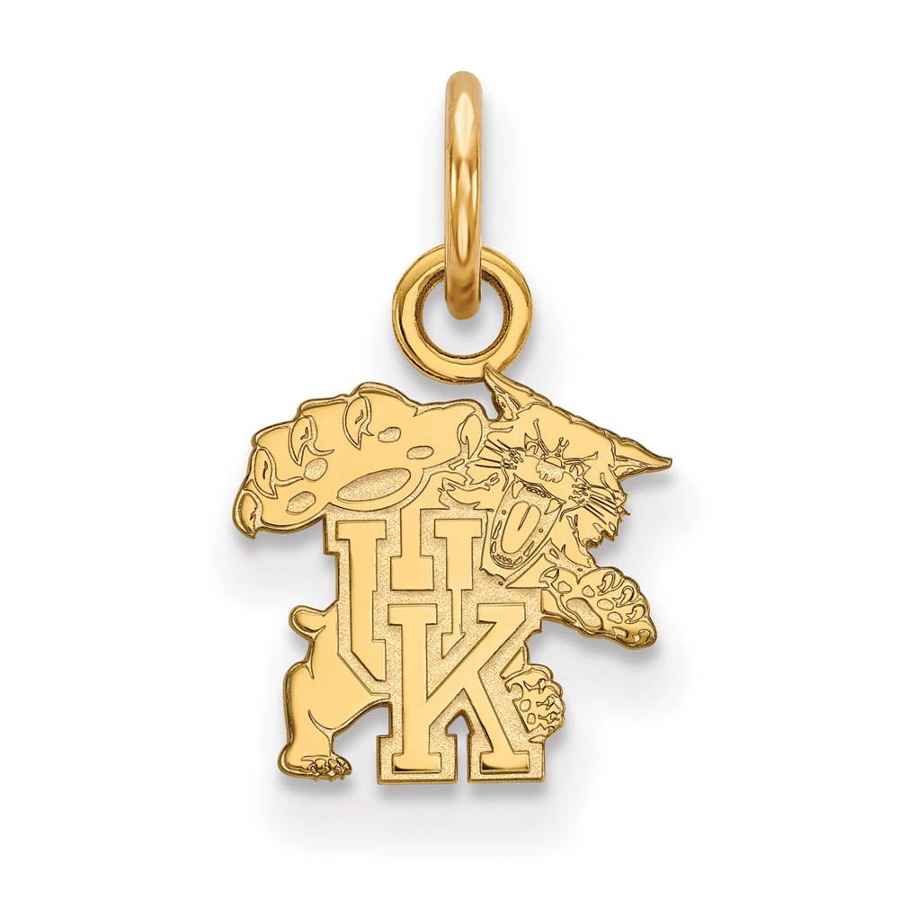 10k Gold LogoArt University of Kentucky U-K Wildcat Extra Small Pendant Q1Y043UK