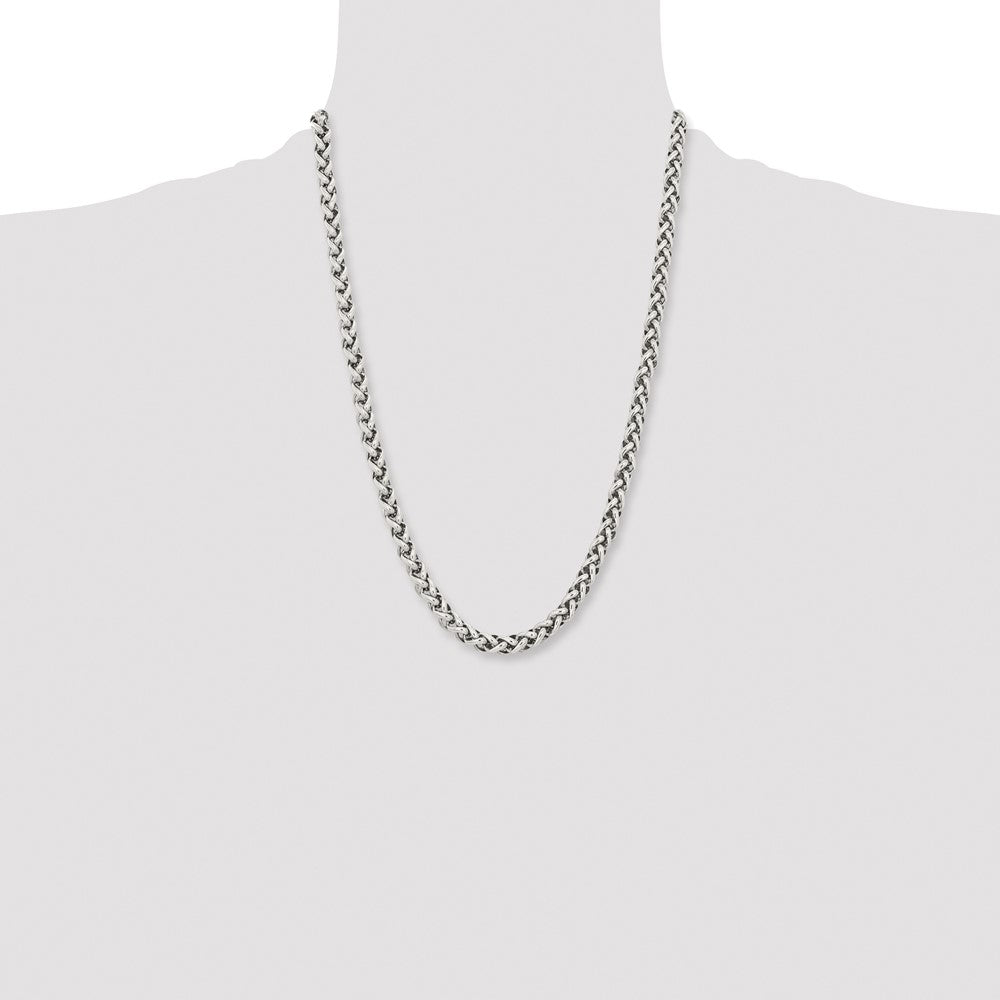 Stainless Steel Polished 24in Necklace
