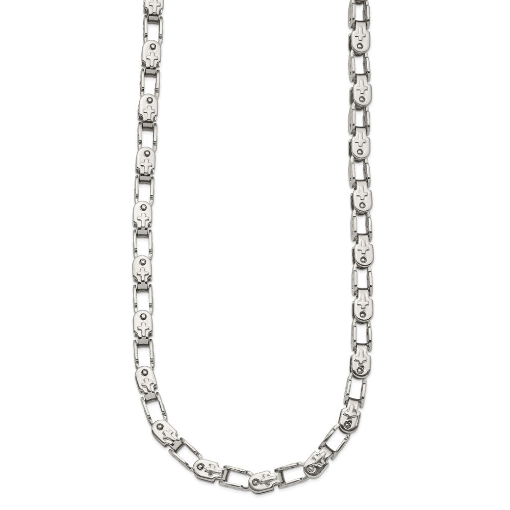 Stainless Steel Polished Fancy Link 20in Chain