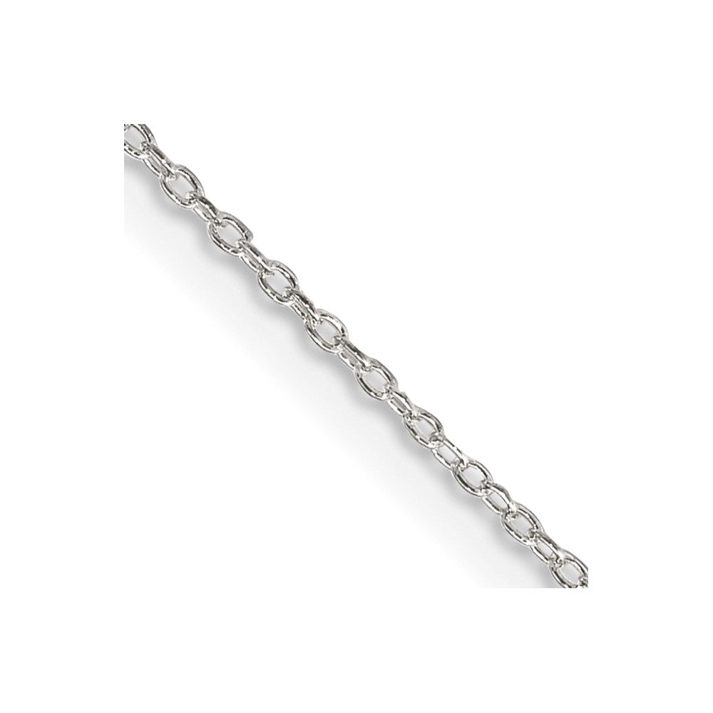 Sterling Silver 1.10mm Forzantina Cable Chain 20 Inches