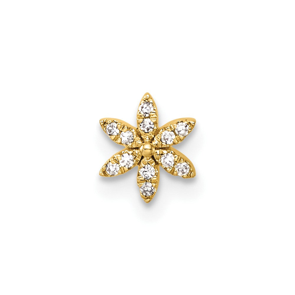 Stella & Dot 10ky Diamond Star Charm Element