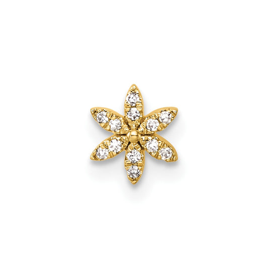Stella & Dot 10ky Diamond Star Charm Element