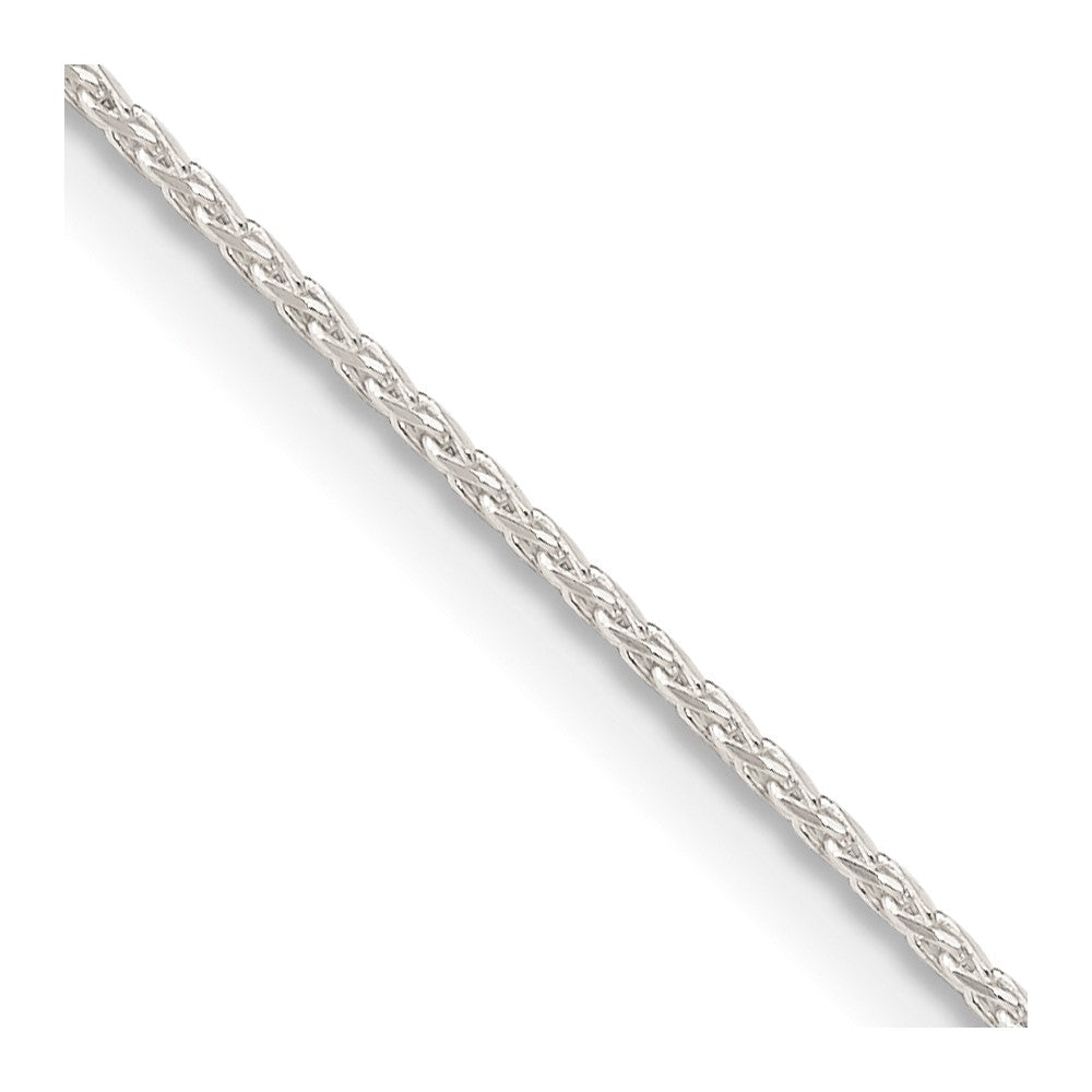 Sterling Silver .95mm Diamond-cut Round Spiga Chain 24 Inches