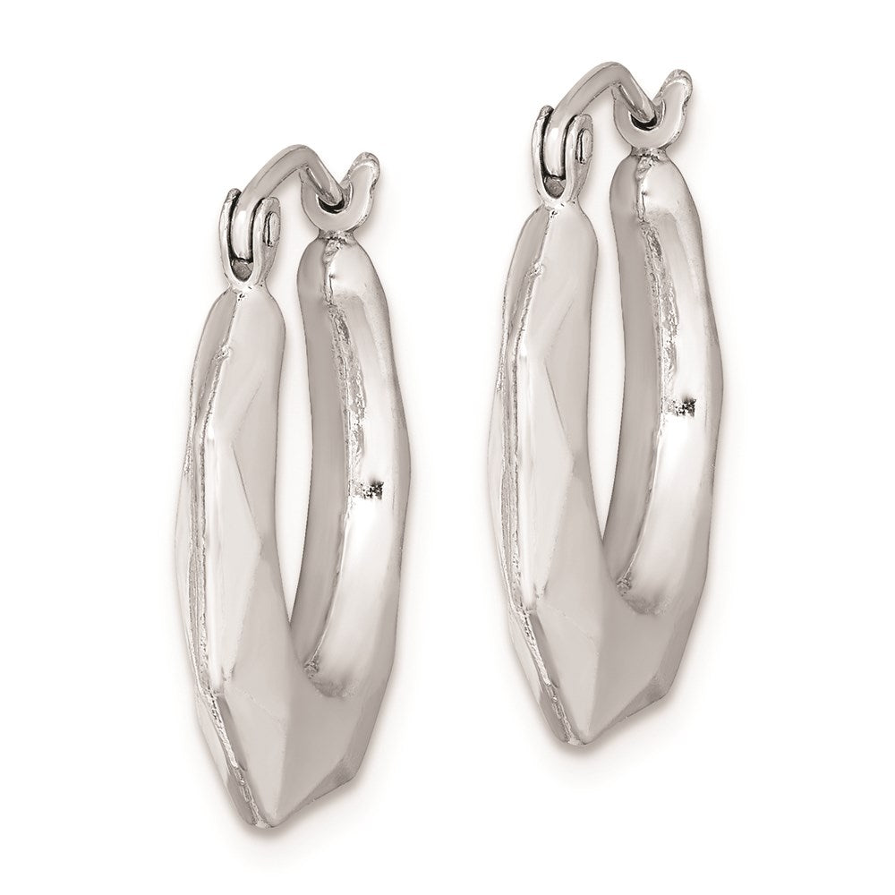 Sterling Silver Rhodium-plated Polished CZ Halo Post Earrings