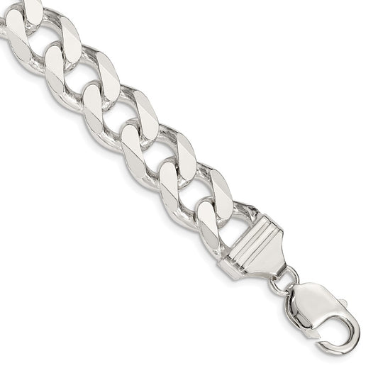 Sterling Silver 13mm Curb Chain 8 inches