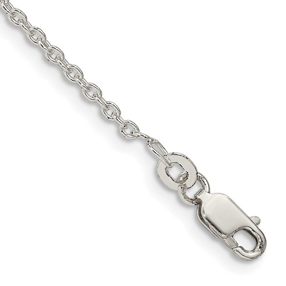 Sterling Silver 1.95mm Cable Chain 8 inches