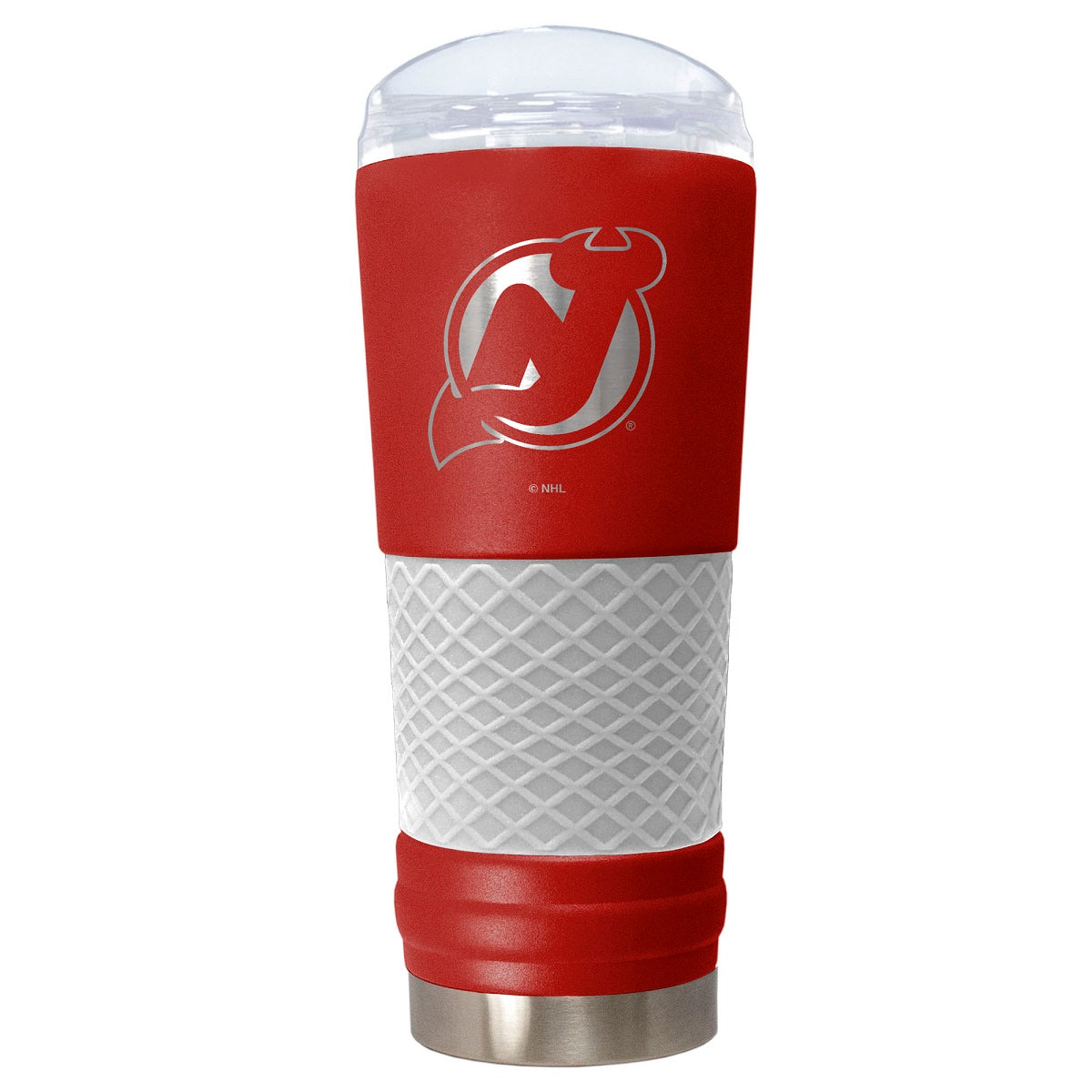New Jersey Devils 24oz Insulated Powder Coated Laser Etched Tumbler