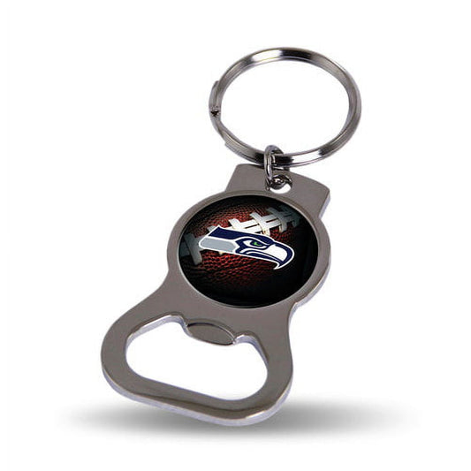 Seattle Seahawks Official NFL 2 inch Bottle Opener Key Chain Keychain by Rico Industries