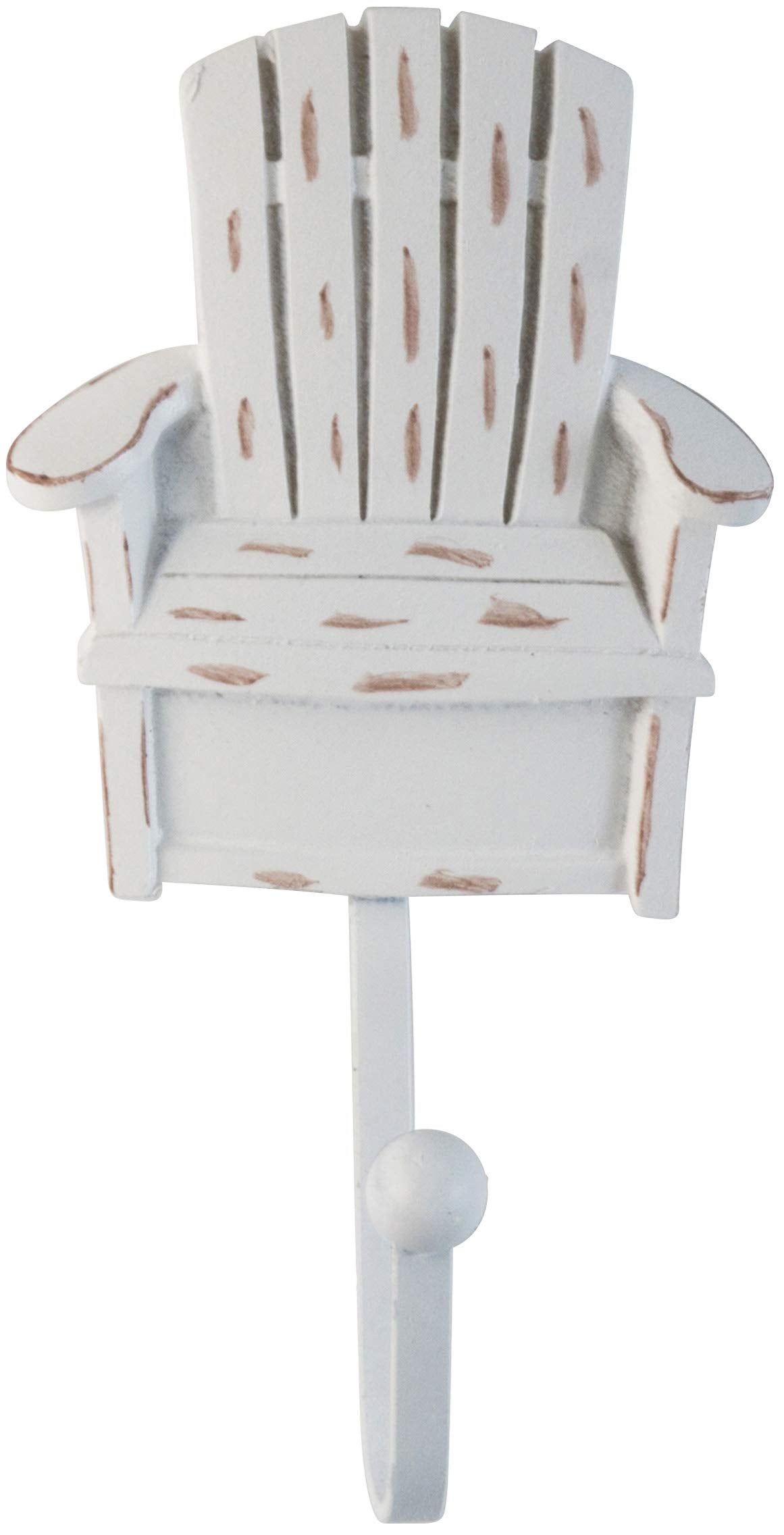 Shabby Chic Chairs Set of 3 Resin and Iron Wall Hooks QGM22678