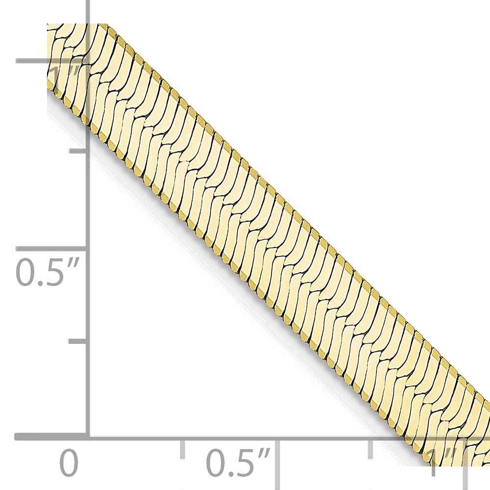 10k 5.5mm Silky Herringbone Chain