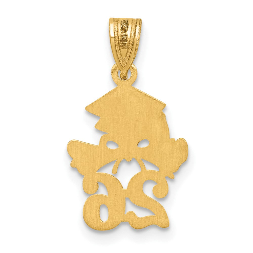 14K Graduation Cap and Diploma - 2026 Charm
