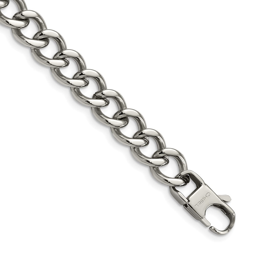 Stainless Steel Polished 8.5in Bracelet 8.5 inches